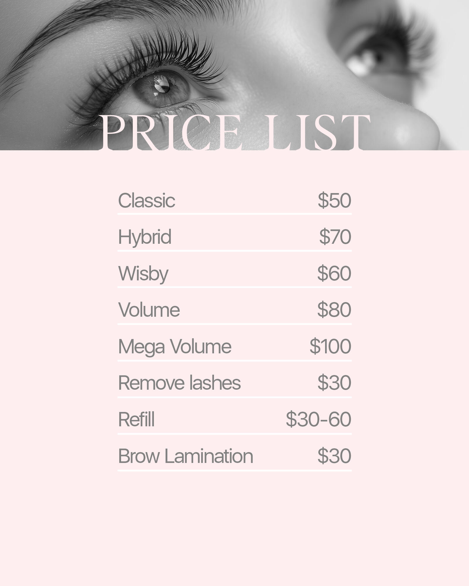 Lash Before & After Eyelash extension studio Toronto Midtown